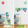 BiJun Skateboard Wall Mount, Snowboard Wall Mount Display, Acrylic Horizontal Skateboards Rack, Skateboard Storage Hanger (Transparent) view 4