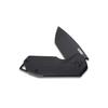 KUBEY Campe KU203 Folding Pocket Knife Compact Everyday Carry with 2.4" Tanto Balde and G10 Handle with Flipper Open for Camping Hunting and Outdoor (Full Black) view 3