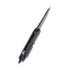KUBEY Campe KU203 Folding Pocket Knife Compact Everyday Carry with 2.4" Tanto Balde and G10 Handle with Flipper Open for Camping Hunting and Outdoor (Full Black) view 4