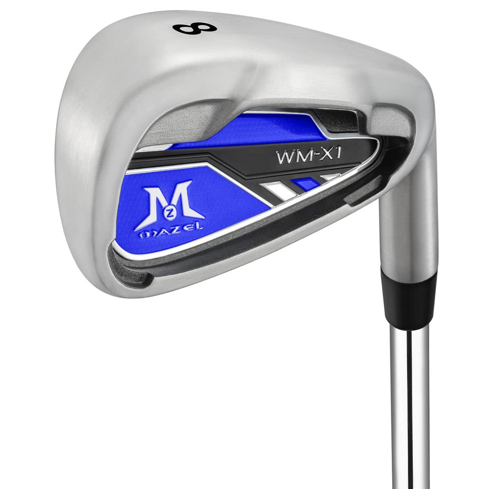MAZEL Men's Right Handed Golf Irons Set (1-9, PW, AW, SW) with Graphite/Steel Shafts