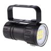 3.7V 28800Lm Diving Underwater Flashlight,Dive Lights,80m Depth Waterproof Diving Torch with Bracket Stand for Under Water Deep Sea Cave at Night, Dive Lights,3.7V 28800Lm Diving Underwater Flash view 2