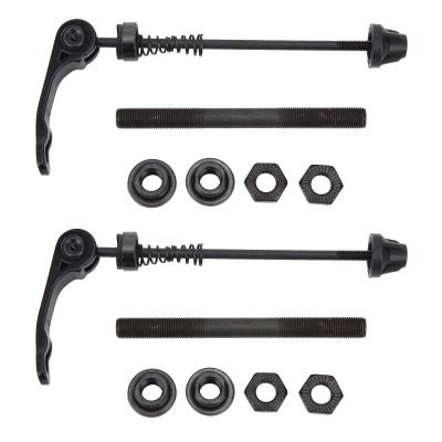 plplaaoo Bike Quick Release Skewer,Quick Release Skewer Front Rear Bicycle Axle Wheel Hub,2 Set Mountain Bike Front Quick Release Skewers Bicycle Front Axle Hollow Shaft,Bike Parts
