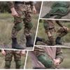 Tarnnetz Tactical Military Camo Knee Pads and Elbow Pads Set for Airsoft Paintball Hunting Army Skate Outdoor Sports view 2