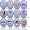 GBM Golf Balls - 1 Dozen Personalized Floating White Golf Balls - Custom Logo, Photo, or Text - Great for Collecting or Playing - Made in USA view 1