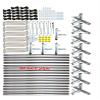 Jones Sports 42PLY Medium Duty #24 Batting CAGE with EZ Frame KIT for Baseball, Softball, Backyard Sports (12'H x 12'W x 55'L (#24)(Long Poles Not Included)) view 3