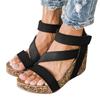 ZBYY Wedge Sandals for Women,Summer Wedge Platform Sandal Open Toe Casual Comfort Outdoor Breathable Beach Sandals view 1