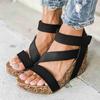 ZBYY Wedge Sandals for Women,Summer Wedge Platform Sandal Open Toe Casual Comfort Outdoor Breathable Beach Sandals view 3