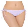 Hula Honey Swimwear Junior Lace Up Hipster Stripe Bottom Purple XS view 1