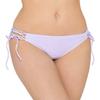 Hula Honey Swimwear Junior Lace Up Hipster Stripe Bottom Purple XS view 3