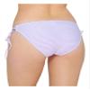 Hula Honey Swimwear Junior Lace Up Hipster Stripe Bottom Purple XS view 4