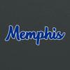 AL1240 - Memphis Tigers Basic Script Long Sleeve T Shirt - Medium - Dark Heather view 2