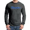 AL1240 - Memphis Tigers Basic Script Long Sleeve T Shirt - Medium - Dark Heather view 4