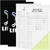 Junkin Baseball Softball Lineup Cards, 4.53 x 7.87 Inch Lineup Sheets 30 Games with 16 Player Roster Baseball Scorebook Coaching Accessories for Coaches Umpires, 4 Part Carbonless Copies (60 Sets) view 1