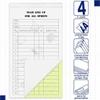 Junkin Baseball Softball Lineup Cards, 4.53 x 7.87 Inch Lineup Sheets 30 Games with 16 Player Roster Baseball Scorebook Coaching Accessories for Coaches Umpires, 4 Part Carbonless Copies (60 Sets) view 3
