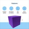 Envirolite 8" Bulk Foam Cubes Full Pallet of Premium Quality Foam Cubes for Foam Pits | for BMX Pits, Trampoline Parks, Ninja Gyms, Gymnastics & Skatepark Foam Pits | 396 Foam Cubes, Purple view 2