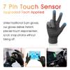 COOLJOB Warm Fleece Knit Winter Gloves for Men Women, Touch Screen Fingers, Non-slip Silicone Grip and Elastic Cuff (1 Pair M, Dark Grey) view 3