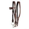 Y.J TAILS Leather Horse Bridle, Adjustable Western Browband Bridles for Horses with Bits and Detachable Leather Reins (S (Below 1.2 Meters), Brown) view 1