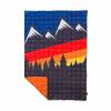 Gorilla Dirt Color Stripe Mountains Puffy Adventure Camp Blanket | Weather Resistant, Compressible | Use Outdoors and Indoors | Adventure Ready view 1