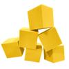 ENVIROLITE 8" Foam Cubes | Full Pallet of Premium Quality Foam Cubes for Foam Pits | for BMX Pits, Trampoline Parks, Ninja Gyms, Gymnastics & Skatepark Foam Pits (396, Yellow) view 1