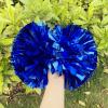 aiviwiai Professional Metallic Cheerleading Pom Poms with Baton Handle, 1 Pair Vibrant Cheerleader Poms for Cheer Squad Spirit, Dance Performance Gear, Team Sports Accessories view 2
