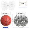 aiviwiai Professional Metallic Cheerleading Pom Poms with Baton Handle, 1 Pair Vibrant Cheerleader Poms for Cheer Squad Spirit, Dance Performance Gear, Team Sports Accessories view 2