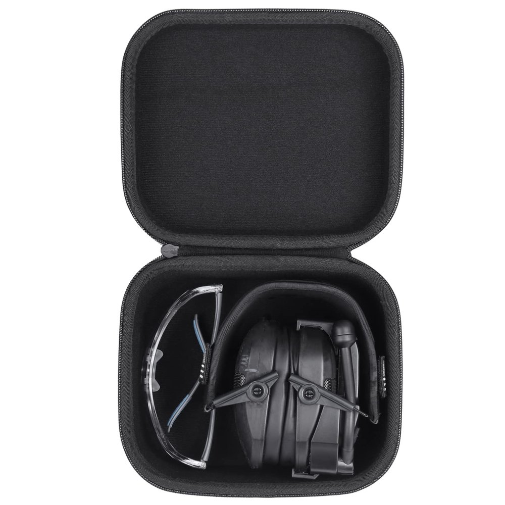 co2CREA Hard Case Replacement for Walker's Razor Slim Electronic Muffs Earmuffs replacement for Walker's Razor Walkie Talkie Handsfree