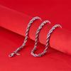 LIFETIME JEWELRY 5mm Chain for Men & Women Diamond Cut Rope Chain for Men & Necklace Chain for Women 16 to 36 Inch Black | Gunmetal | Stainless Steel (16 inches, Stainless Steel) view 4