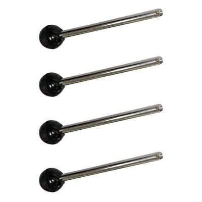 Ader Ball Pin for 15lb Weight Stack Machine Plates, 4.5" x 0.375", 4 PCS