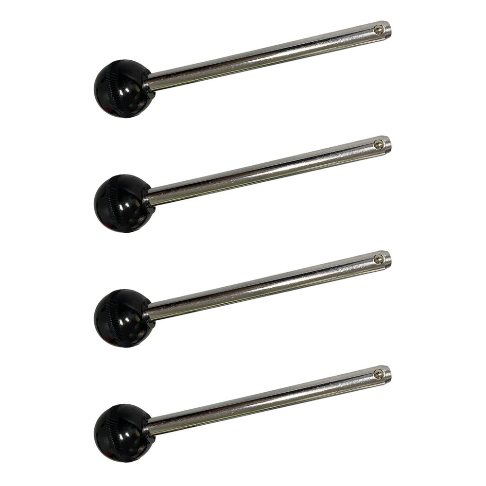 Ader Ball Pin for 15lb Weight Stack Machine Plates, 4.5" x 0.375", 4 PCS