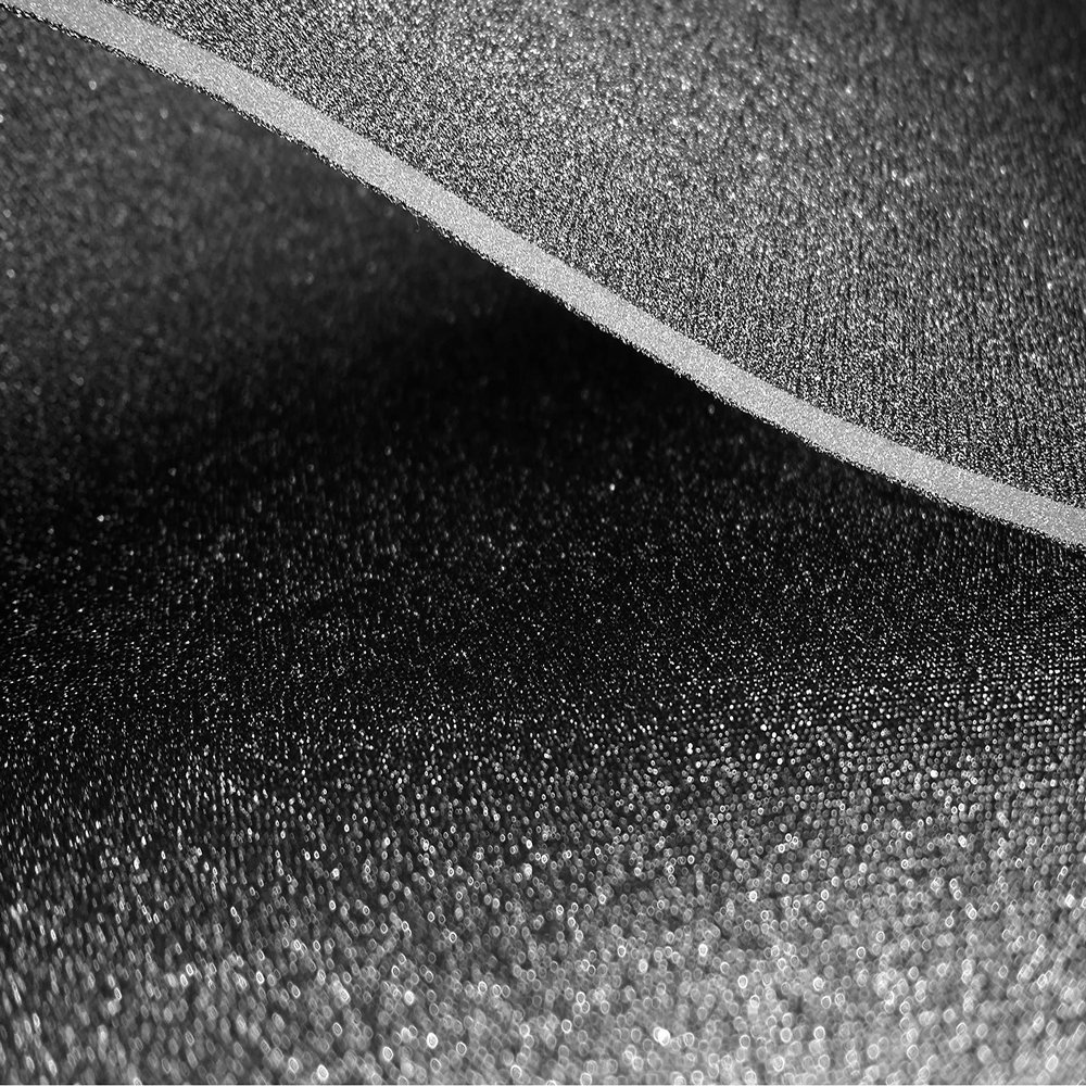5mm Black Neoprene Fabric Wetsuit Scuba Foam Padding, Rubberized Table Desk Pads Fabric Rolls Sheets (Black, 1' x 4')