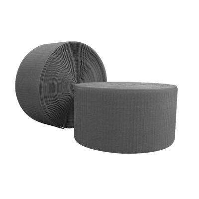 Envirolite Hook Fastener | 4" Wide, 42' Long | Gymnastics and Cheer Mat Tape | Nylon Hook for Carpet Bonded Foam Seams - Light Gray