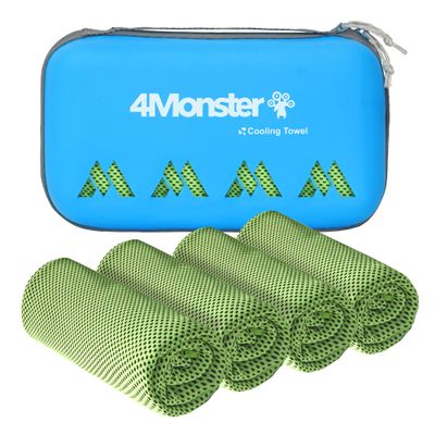 4Monster Cooling Towel for Neck and Face,Microfiber Cold Towel for Hot Weather,Quick Dry Ice Chilly Towel Cooling Rags for Neck Stay Cold for Gym,Yoga,Sport,Running,Camping,Fitness(40 x 12 inches)
