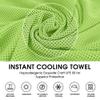 4Monster Cooling Towel for Neck and Face,Microfiber Cold Towel for Hot Weather,Quick Dry Ice Chilly Towel Cooling Rags for Neck Stay Cold for Gym,Yoga,Sport,Running,Camping,Fitness(40 x 12 inches) view 2