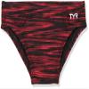 TYR Boy's Durafast Elite Racer Brief Swimsuit, Red, 22 view 1