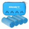 4Monster Cooling Towel for Neck and Face,Microfiber Cold Towel for Hot Weather,Quick Dry Ice Chilly Towel Cooling Rags for Neck Stay Cold for Gym,Yoga,Sport,Running,Camping,Fitness(40 x 12 inches) view 1