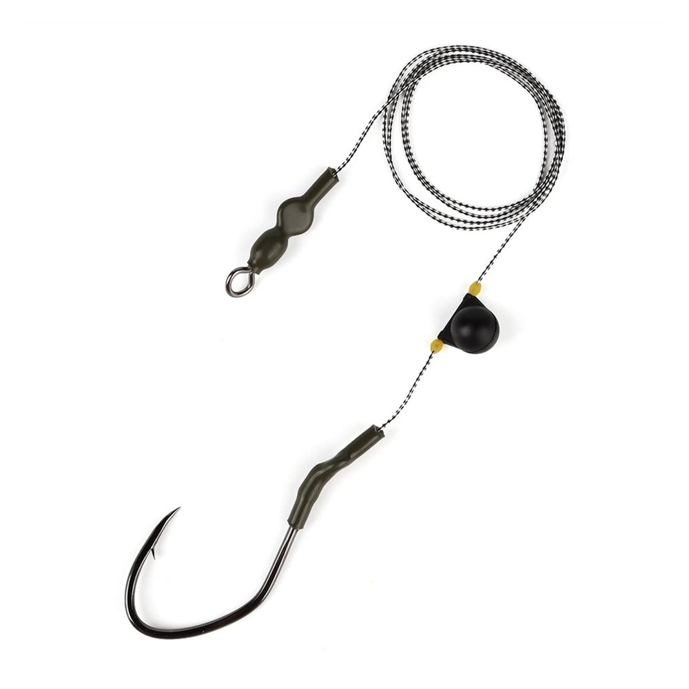 GRFIT Fishing Pliers 2 Pcs Fishing Hook Catfish Rig 8/0# High Carbon Steel Barbed Sharp Catfish Hook Wide Gap Fishing Accessories Fishing Tackle Fishing Quick Knot Tool