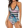 Bikini Shark Bathing Suit Women's Swimwear One-Piece Swimsuit Tummy Control Swimsuits 2XL view 2