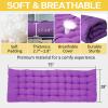 GETOVIN Cot, Camping Cot with Comfortable Thick Pad Cots for Sleeping Heavy Duty Camping Bed Folding Cot Double Layer Oxford with Carry Bag for Home Nap Outdoor Travel view 4