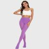 DUCMODA Womens 80 Denier Opaque Tights, Women's Soft Solid Color Footed Pantyhose, High Waist Stocking with 30+ Colors-L-XL-Light Purple view 4