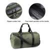 FIREDOG Large Duffel Bag with Lock, Smell Proof Duffel Bag for Travel Carry on Bag, Green/34.0L view 3