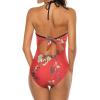 Bikini Flower Bathing Suit Women's Swimwear One-Piece Swimsuit Tummy Control Swimsuits XL view 4