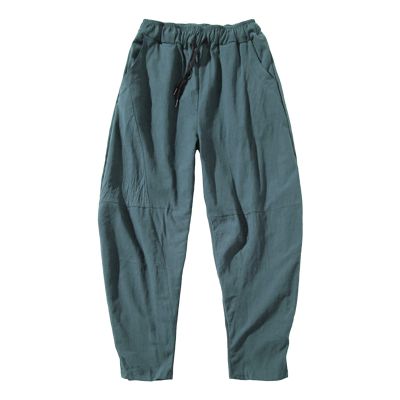 Maiyifu-GJ Men's Hippie Harem Pants Baggy Hip Hop Yoga Joggers Sweatpants Loose Elastic Waistband Drop Crotch Trousers (Green,3X-Large)