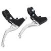 22mm Bike Brake Levers Bicycle Brake Levers 2pcs Aluminium Alloy Bicycle Brake Handle V-Brake Handlebar for Bicycles Cycling Brake Level Handles Universal Brake Clutch Levers Bike Brake Handle(silver) view 1