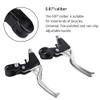 22mm Bike Brake Levers Bicycle Brake Levers 2pcs Aluminium Alloy Bicycle Brake Handle V-Brake Handlebar for Bicycles Cycling Brake Level Handles Universal Brake Clutch Levers Bike Brake Handle(silver) view 4