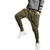 Men Drop Crotch Jogging Harem Pants Baggy Elastic Waist Hip Hop Sweatpants Hippie Ankle Length Sweats Trousers (ArmyGreen,3X-Large) view 4