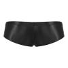 Moily Men's Sexy Pouch G-String Thongs Pantie Shiny Glossy Swim Trunks Swimwear Bottoms Underpants Black XX-Large view 2