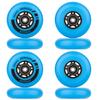 AOWESM Inline Skate Wheels 80mm 76mm 72mm 85a Outdoor Indoor Black Blue Red Roller Hockey Blades Replacement Wheels w/Bearings ABEC-9 and Floating Spacers (8-Pack) (Blue, 80mm) view 3