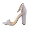 Hee grand Women's High Heels Sandals Ankle Buckle Open Toe Chunky Heels Nightclub Party Shoes,Purple 5.5 view 3