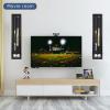 HOROW 2 Baseball Bat Display Case Wooden Frame with Acrylic Transparent Door Holder Rack Cabinet Wall Mounted Shadow Box Vertical or Horizontal, w/98% UV Protection-Lock view 4