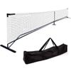 Portable Tennis Pickleball Net, 22Ft Wide Easy Setup Nylon Sports Net with Poles for Junior Tennis, Volleyball & Soccer, Backyard Games view 1